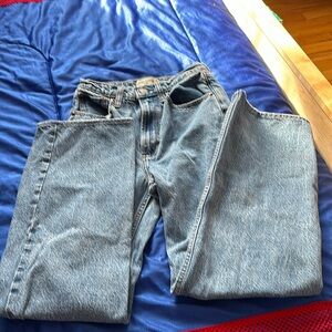 Women jeans loose high rise